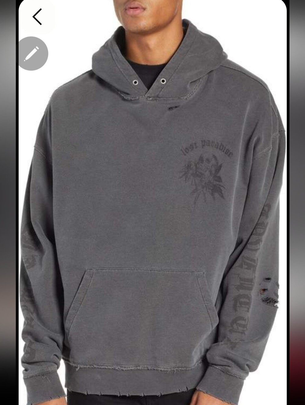 NWT The Kooples Lost Paradise Oversized Hoodie